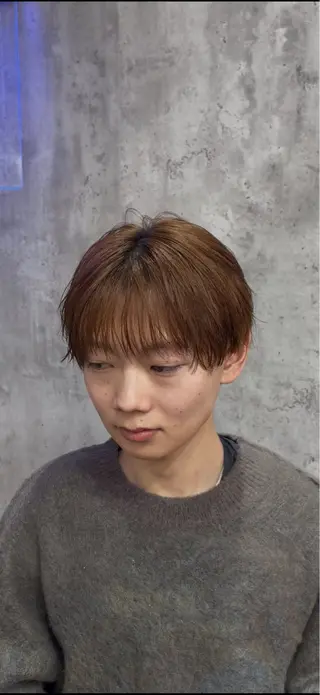 ミディアム カラー パーマ メンズ 🦄カイ/メンズ 韓国ヘア/メイク🦄のヘアスタイル