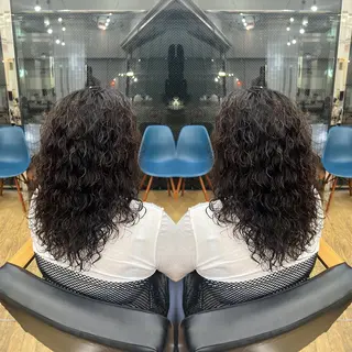 ロング パーマ ハイライト/レイヤー /ハイトーン/AOIのヘアスタイル