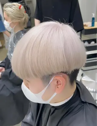 カラー 渋谷🎨ブリーチ特化 ×エクステ🎨レンのヘアスタイル