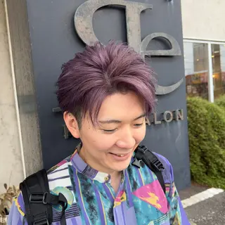 カラー メンズ 中村 龍輝のヘアスタイル