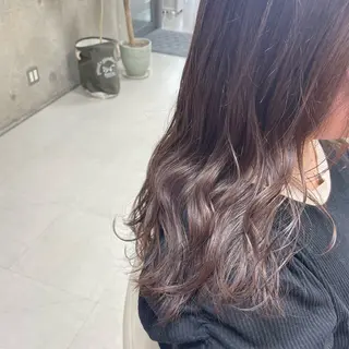 ロング カラー 坂本 沙也加のヘアスタイル