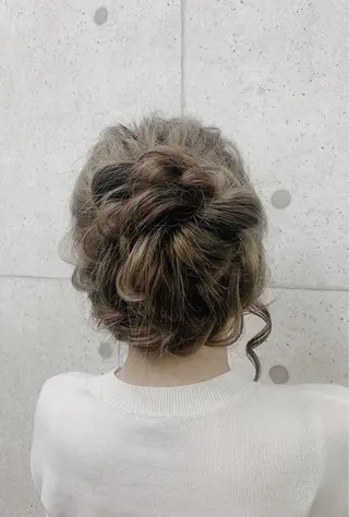 ロング ヘアアレンジ 京都最安価エクステ muuka🦋のヘアスタイル