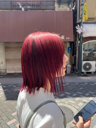 セミロング 永山 萌文のヘアスタイル