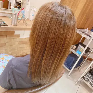 セミロング 髪質改善特化 安東駿介のヘアスタイル