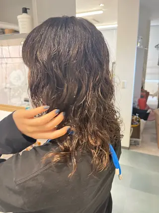 セミロング パーマ RIO 福岡美容師のヘアスタイル