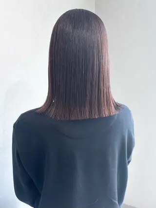 ミディアム Luana 照沼翔太のヘアスタイル