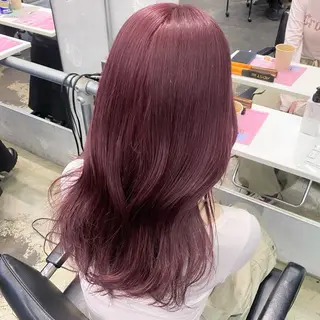 セミロング カラー ヘアアレンジ 💗💗韓国レイヤー yu-ki💗💗のヘアスタイル