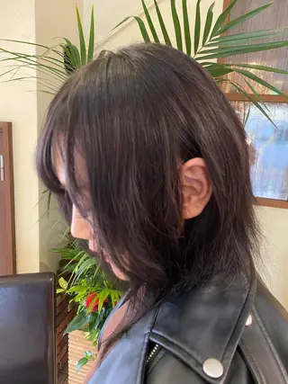 ミディアム カラー パーマ ヘアアレンジ メンズ キッズ ネイル マツエク・マツパ 🌈髪質改善・美髪矯 正・平野瀬乃🌈のヘアスタイル