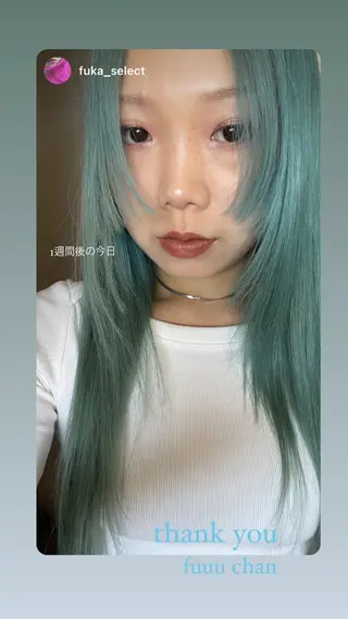 ロング カラー ヘアアレンジ rico_by ヘアとアイブロウの眉毛・アイブロウイメージ