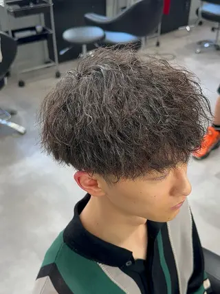 ミディアム 高橋 昂大のヘアスタイル