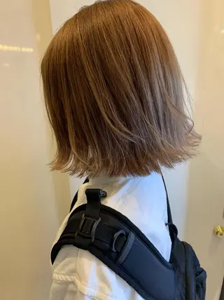 ショート カラー 美髪形成！色素改善！ 秋田　和輝のヘアスタイル