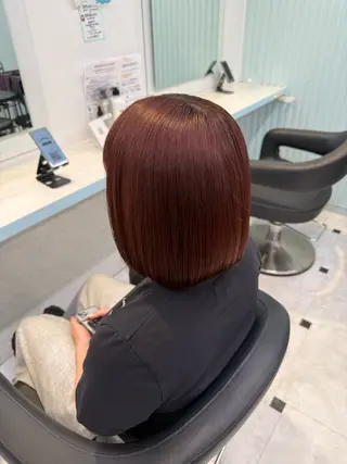 カラー 🇰🇷韓流暖色ヘア 🍒saaya🍒のヘアスタイル