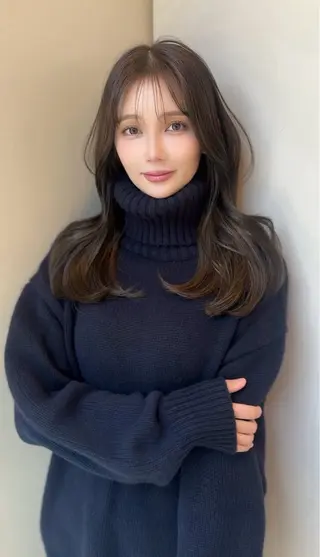 ロング カラー Akane レイヤー/艶カラーのヘアスタイル