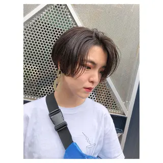 ショート カラー センスをお届けします 大谷将生infpのヘアスタイル