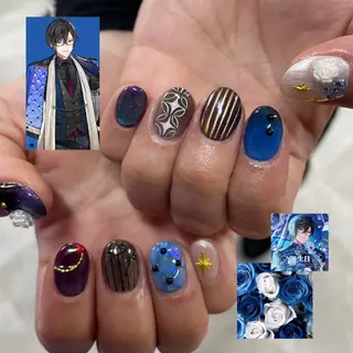 ネイル ひめか🫁 推し概念・個性派のネイルデザイン