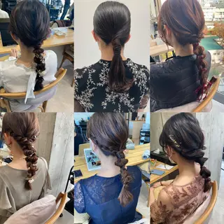 セミロング ✨色持ちの良い艶 カラー✨蟹江真世のヘアスタイル