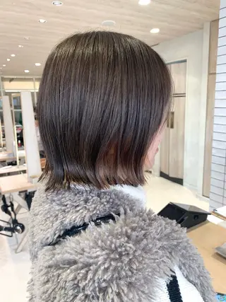 ショート カラー フェザー/ニュアンス パーマ/ryutoのヘアスタイル