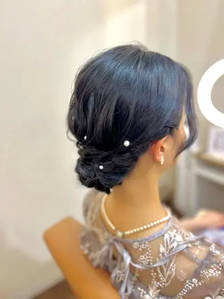 ヘアアレンジ 似合わせヘアメイク 💐オダギリチアキのヘアスタイル