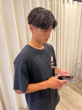 ショート パーマ 西山 幸奈のヘアスタイル