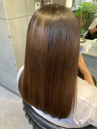 ロング 髪質改善☺︎縮毛矯正 ふじい まりんのヘアスタイル