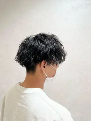 パーマ メンズ 瀬野凌介/メンズ カット/パーマのヘアスタイル