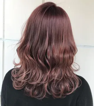 ミディアム カラー 髪質改善will hairdesignのヘアスタイル