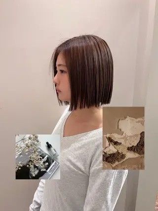 ショート 【美ボブ.艶カラー. 梅田茶屋町】midoのヘアスタイル