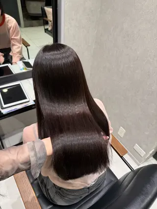 ロング 艶ブラウン/赤み消し /盛れる顔周りのマツエク・マツパデザイン