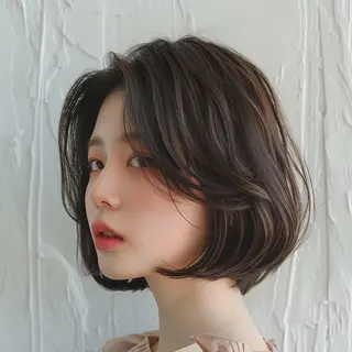 ショート しもかわ かほのヘアスタイル