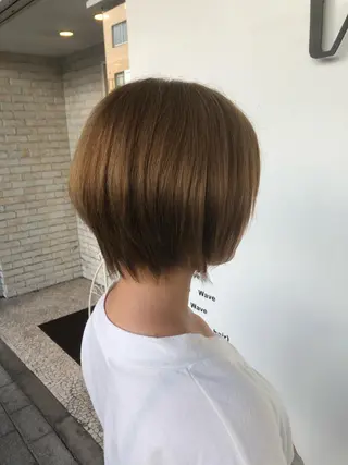 ショート カラー 東條 克義のヘアスタイル