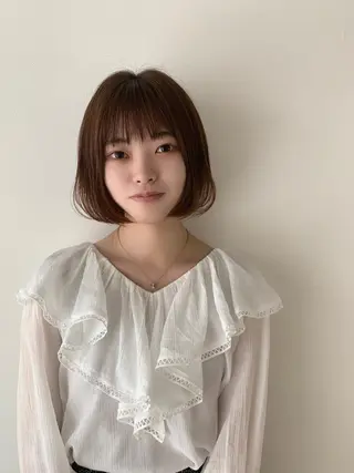 ショート カラー なりたいが叶う ながしまじゅんきのヘアスタイル