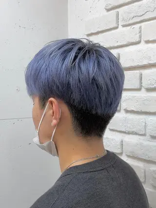 ショート カラー メンズ 池袋駅徒歩4分 hondaのヘアスタイル