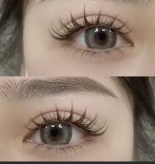 マツエク・マツパ ゆり愛❤️ラツシユ AURAのマツエク・マツパデザイン