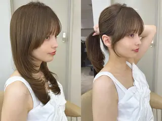 韓国ヘア/美髪矯正/ Haruna🦋のヘアスタイル