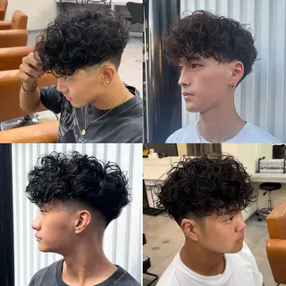 ショート パーマ メンズ 京都駅メンズカット/ パーマ/Keigoのヘアスタイル