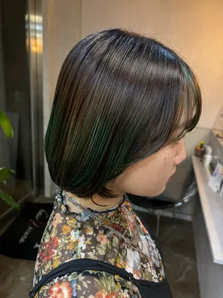 ショート カラー 💜髪質改善/ 艶カラー/ミナ🩷のヘアスタイル