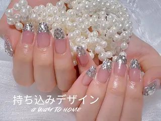 ネイル 🐳彩羽チップ 長さだし専門🐳のネイルデザイン