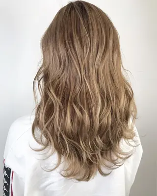 ロング カラー 大橋 輝久のヘアスタイル