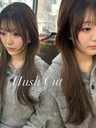 ロング ブリーチなしWカラー /レイヤー/セイナのヘアスタイル