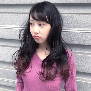 ロング カラー パーマ ヘアアレンジ キッズ stylist 🌸 kana.のヘアスタイル
