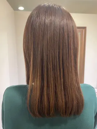 セミロング カラー HairRoom辻堂 Yuyama🕊のヘアスタイル