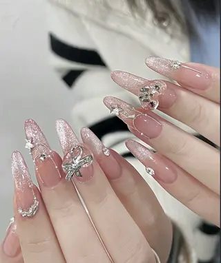 ネイル By moonネイル 🌷ワンホン/韓国風のネイルデザイン