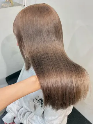 ミディアム カラー 🧸艶々韓国ヘア 🧁mizunaのヘアスタイル
