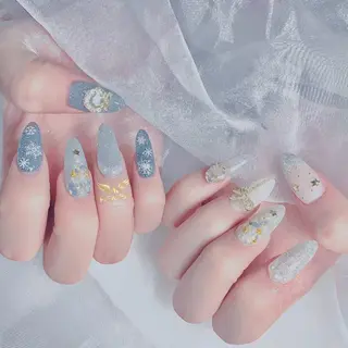 ロング Mika nail salon 鶯谷のネイルデザイン