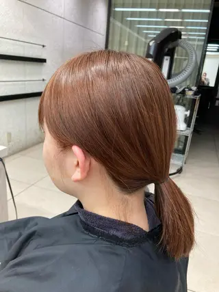 ミディアム カラー 🫧ダメージレス🫧 松下のヘアスタイル