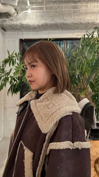 ミディアム Ren /北堀江のヘアスタイル