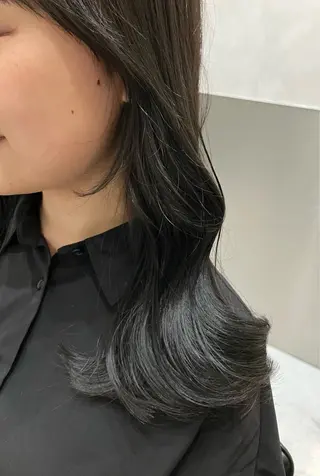 カラー 💖ブリーチなし透明 感💖ASAHIのヘアスタイル