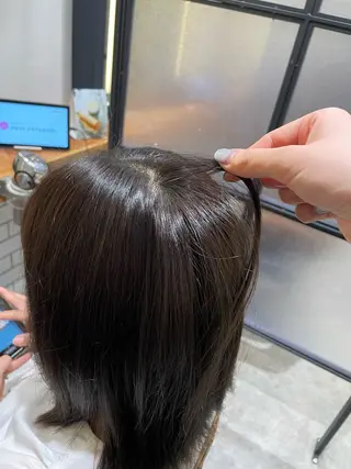 ミディアム カラー ヘアアレンジ 暖色カラー🤎Red Neo meiのヘアスタイル