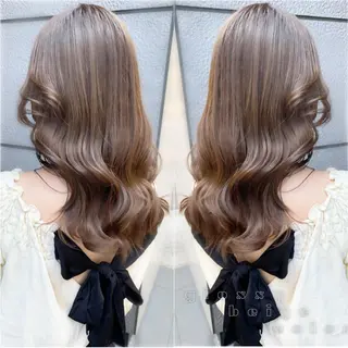 ロング カラー レイヤー専門家 ダブルカラー修のヘアスタイル