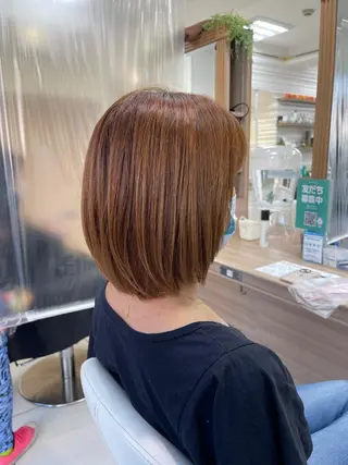 ミディアム 藤原 亜美🤍のヘアスタイル